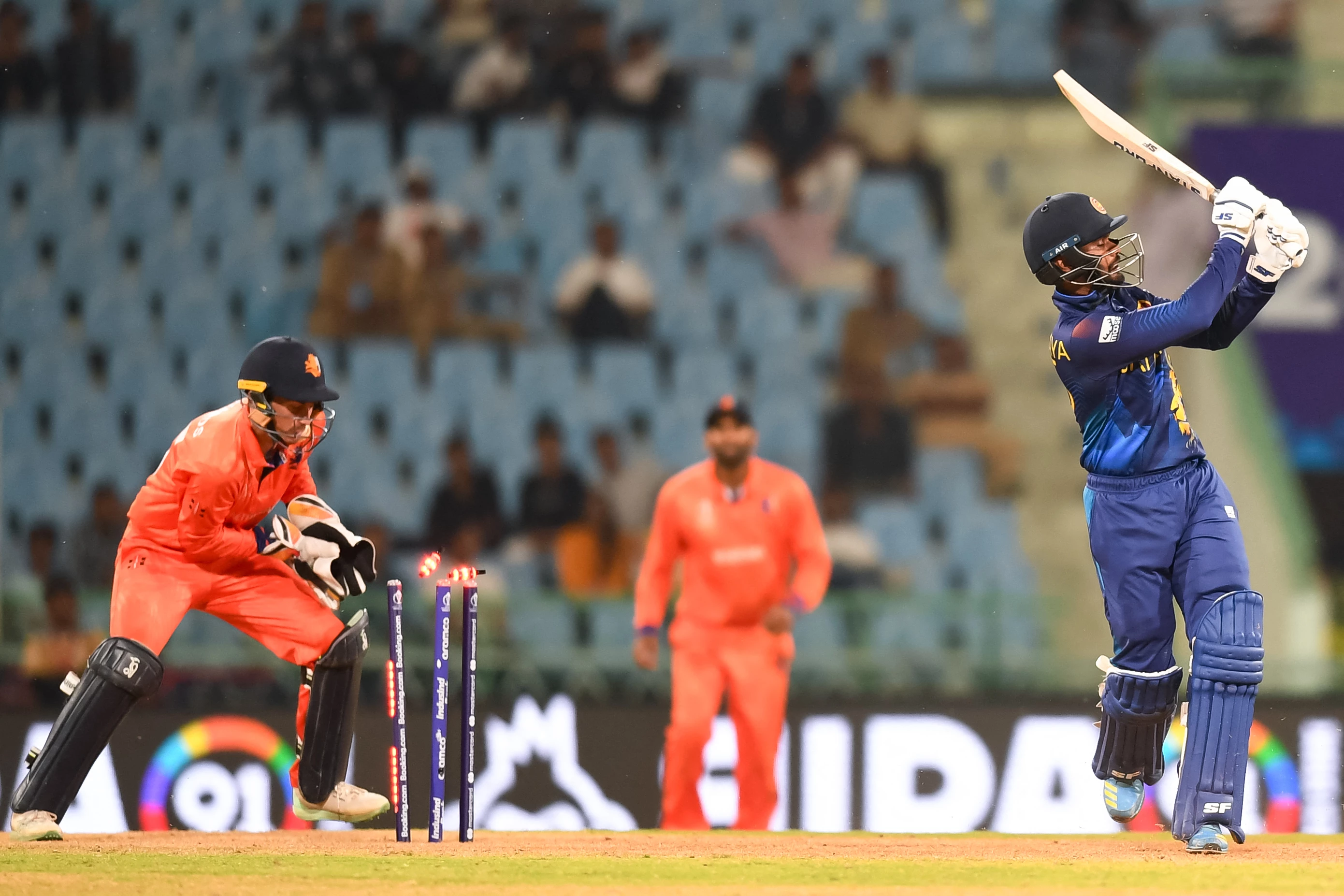 Sri Lanka defeat Netherlands by five wickets at World Cup