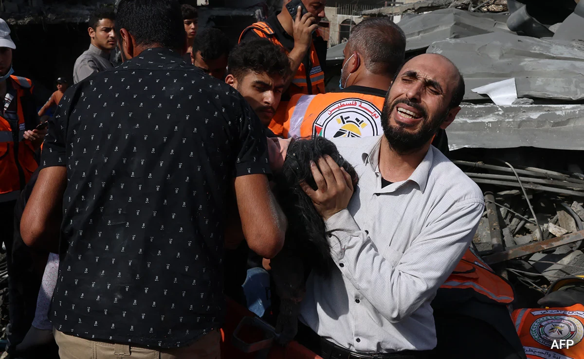 Hamas ministry says 50 killed in one hour of Israeli strikes on Gaza