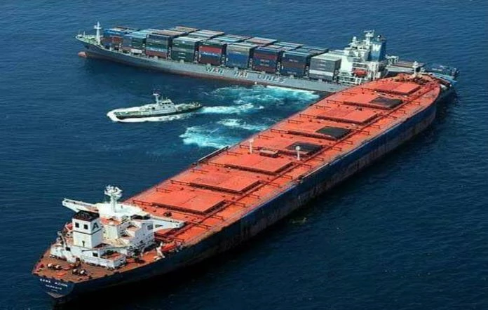 One dead, four missing after two cargo ships collide in North Sea