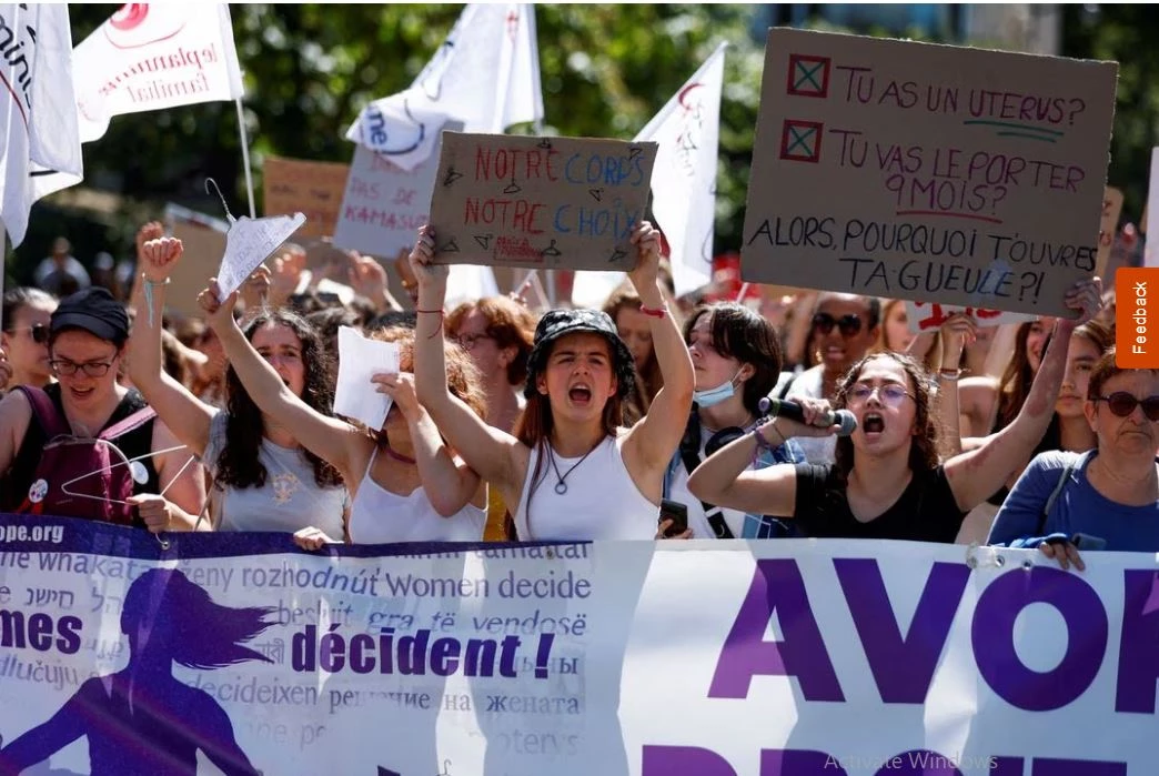 France to make abortion rights 'irreversible': Macron