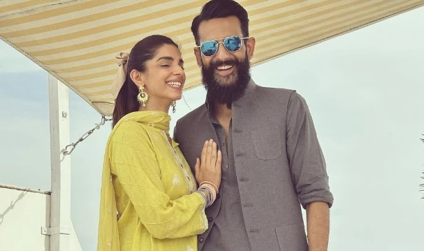 Mohib Mirza plays choco-choco with wife Sanam