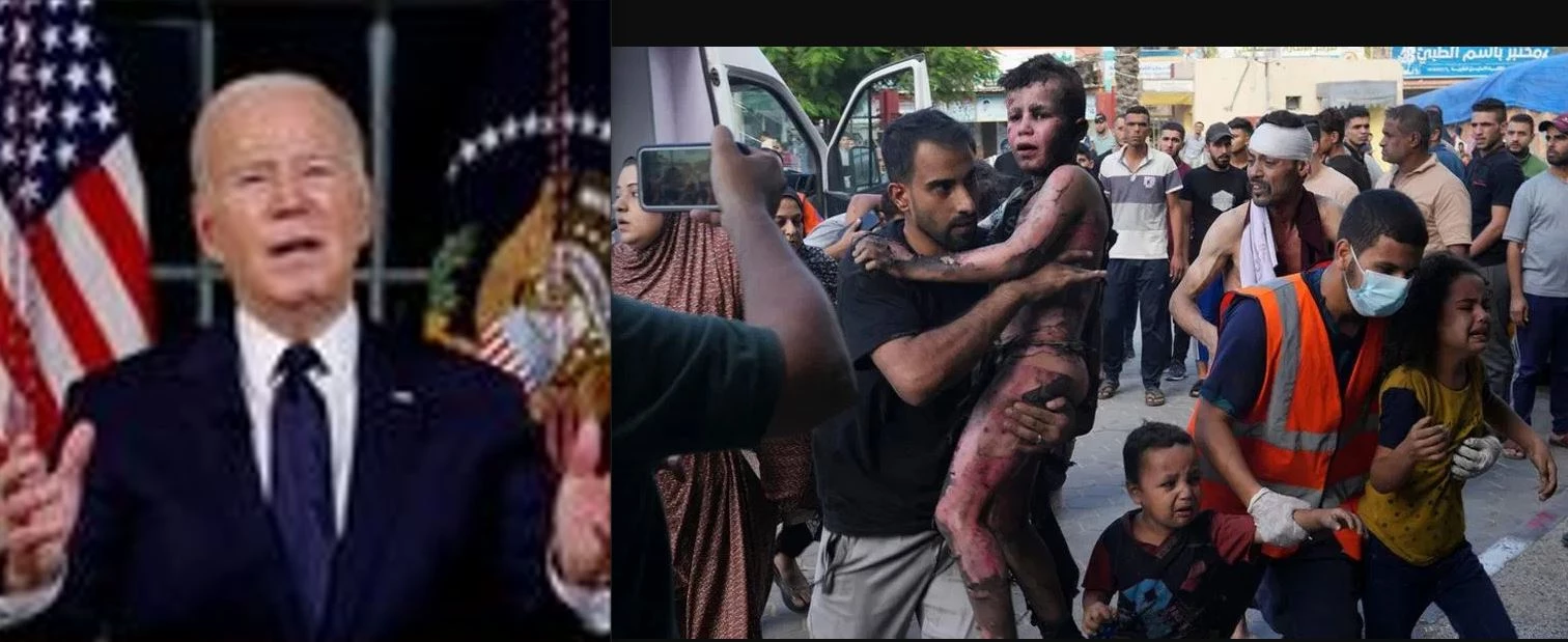 Biden says US citizens start to leave Gaza