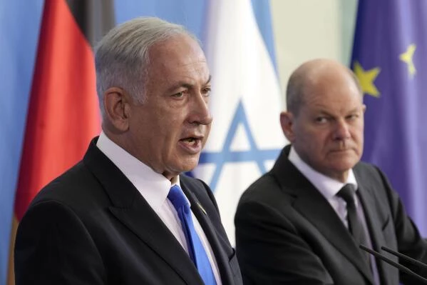 Scholz stresses 'importance of protecting civilians' in Gaza to Netanyahu