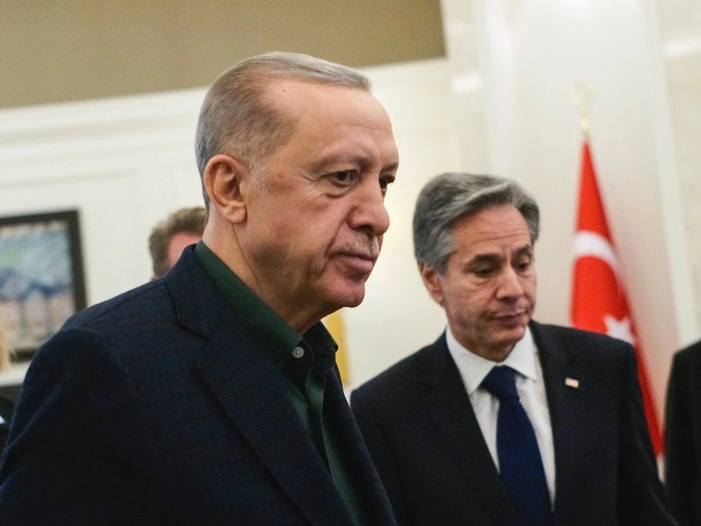 Erdogan says to be travelling on day of Blinken visit