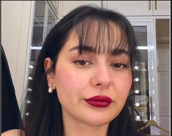 Hania Aamir's 'story of impulse' with front bangs