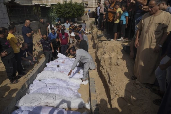 Health ministry in Hamas-run Gaza says war death toll hits 10,328