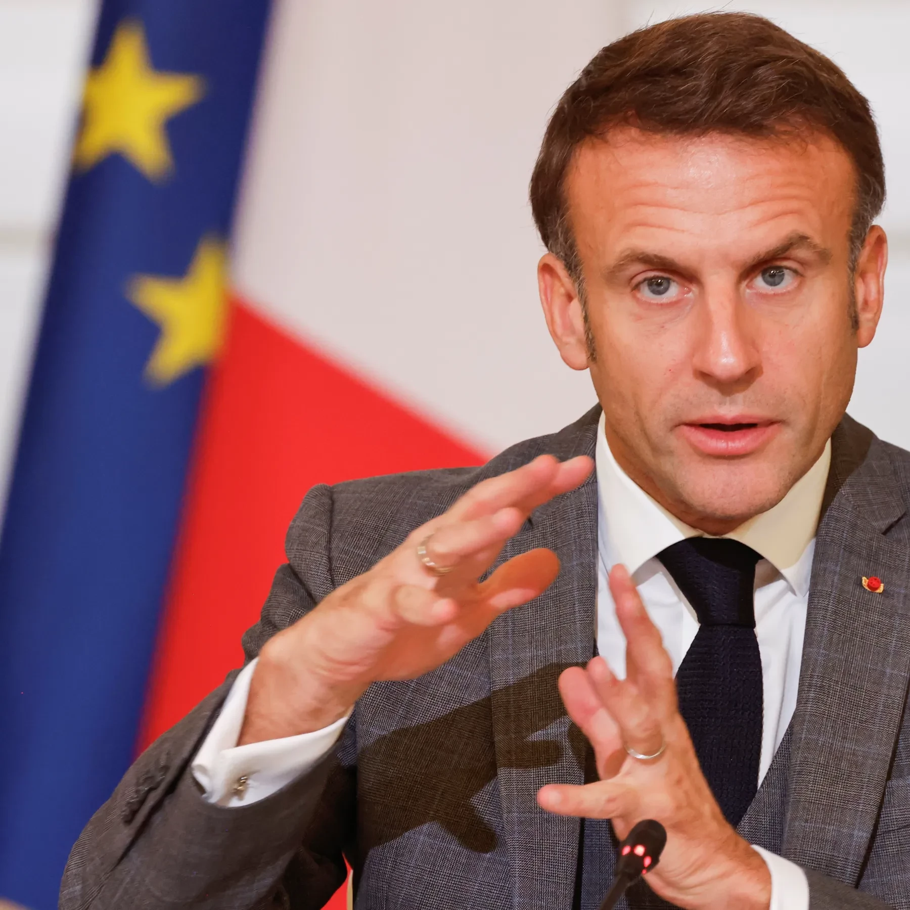 Macron acknowledges European splits on Israel-Hamas war