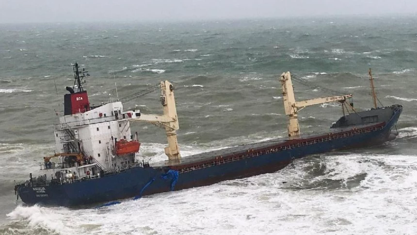 Turkish ship and 12 crew reported missing in storm