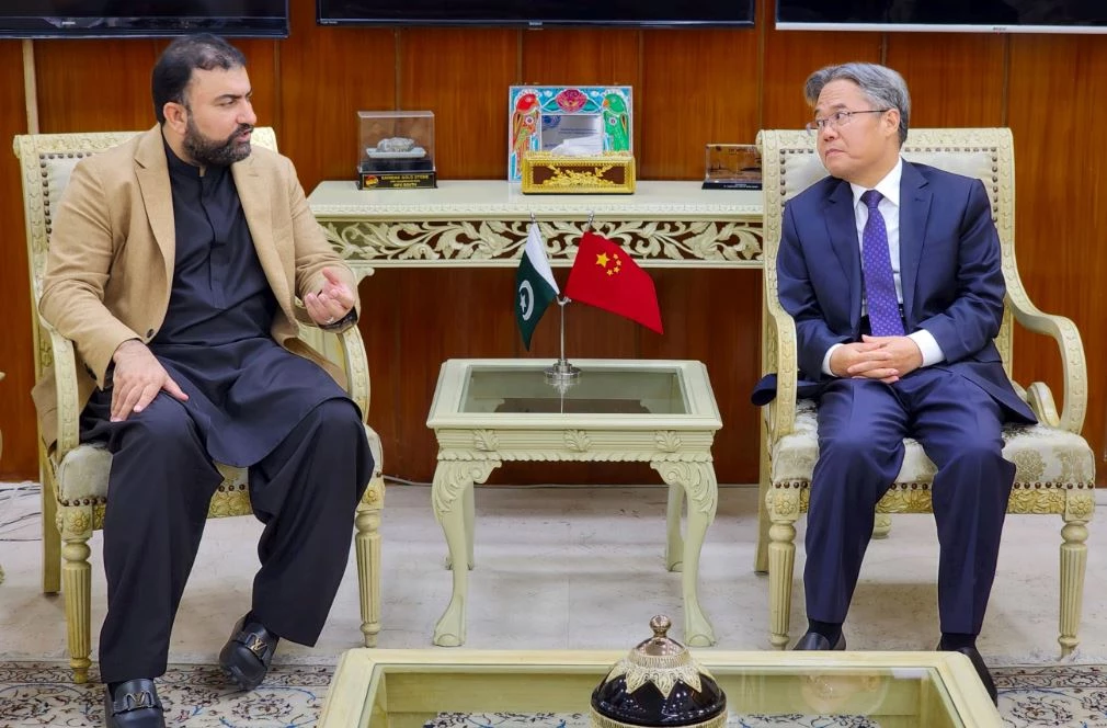 Chinese ambassador meets interior minister