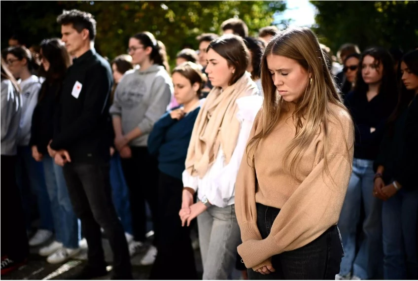 Six pupils go on trial over 2020 murder of French schoolteacher