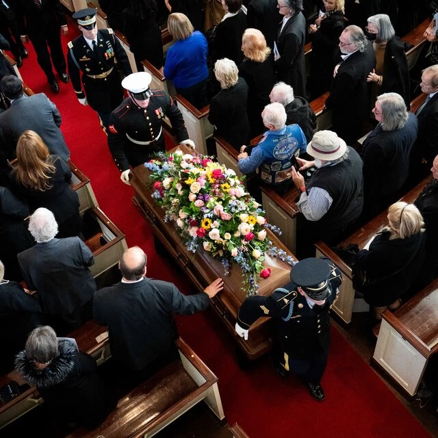 Final farewell to former US first lady Rosalynn Carter