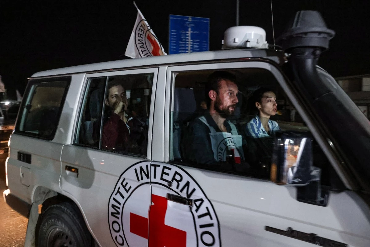 Two Russian women hostages freed by Hamas leave Gaza: Egypt TV