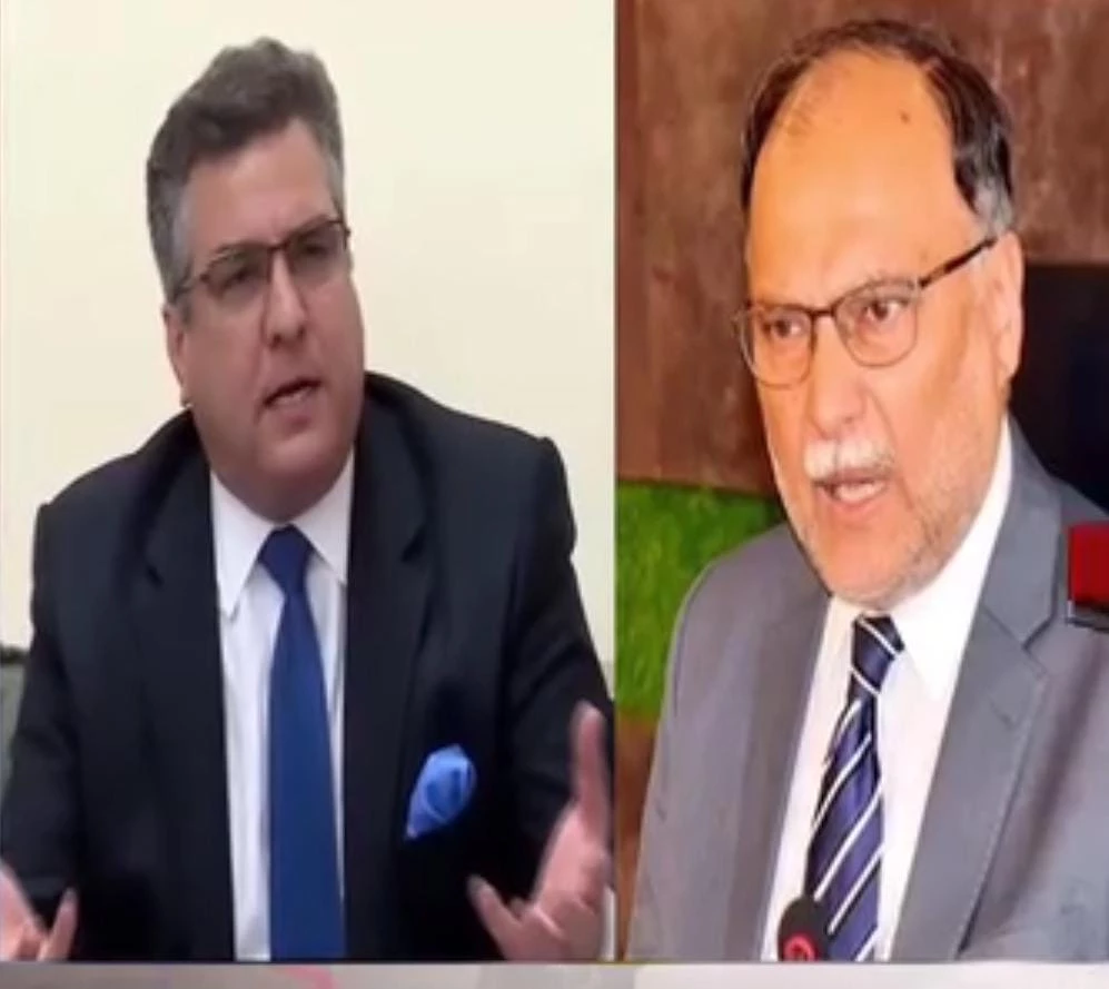 Ahsan Iqbal and Danial Aziz tussling over PP-54 ticket