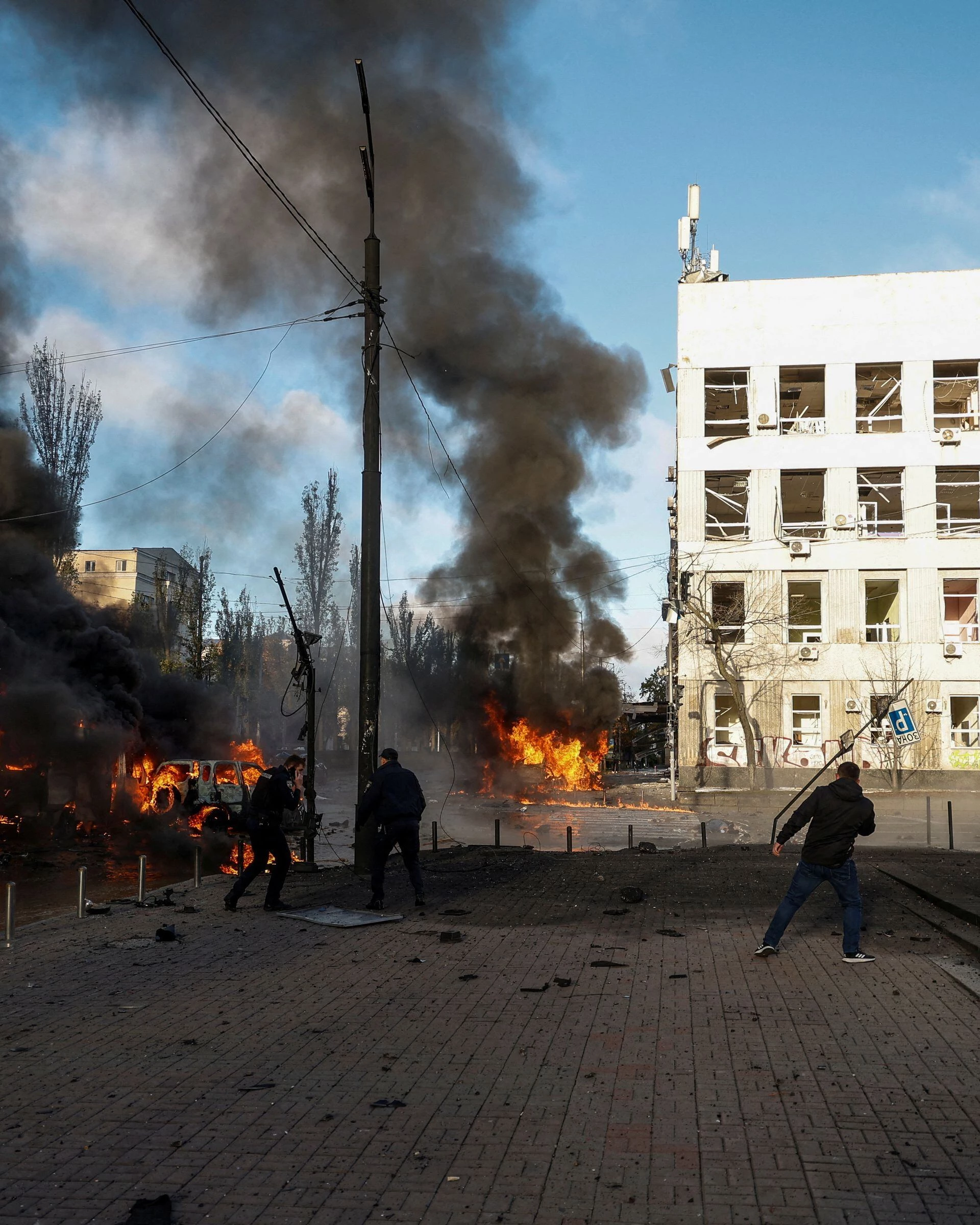 Ukraine urges people to save energy after plant hit