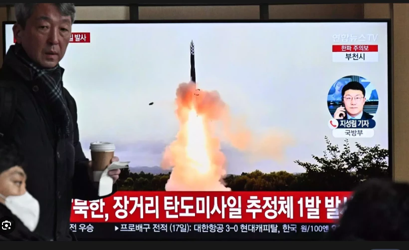 North Korea test-fires long-range missile with US in range