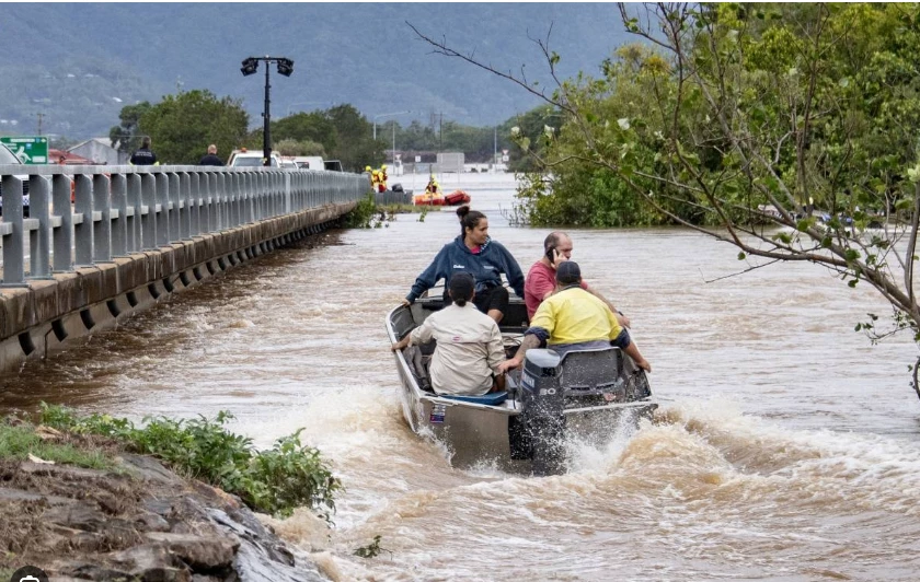 Hundreds evacuated as flood disaster unfolds in northeastern Australia