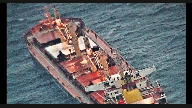 Drone strike hits Israeli ship off India's coast