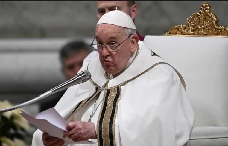 Pope slams Israel war as he kicks off Christmas celebrations
