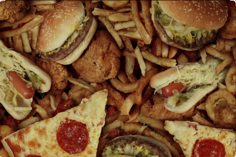 Stars advise folks to avoid junk food
