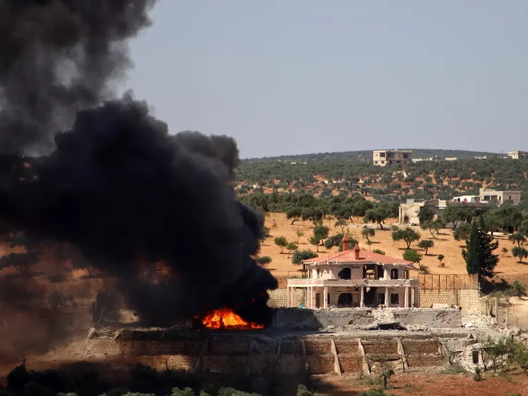 Three children among 5 killed in Russian strikes on Syria