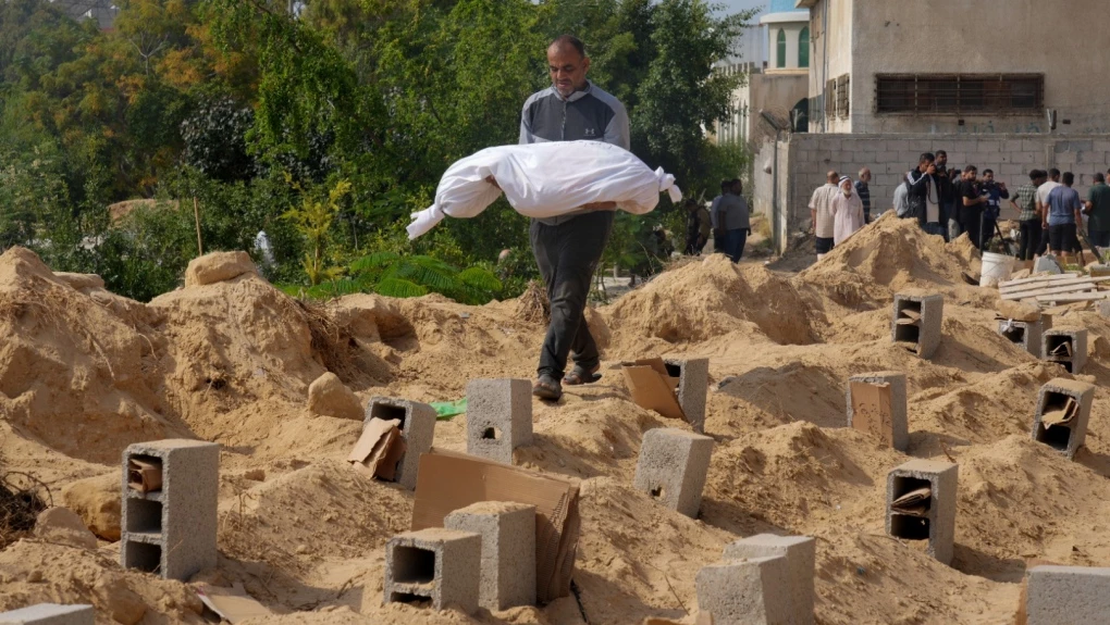 Health ministry in Hamas-run Gaza says death toll hits 22,438