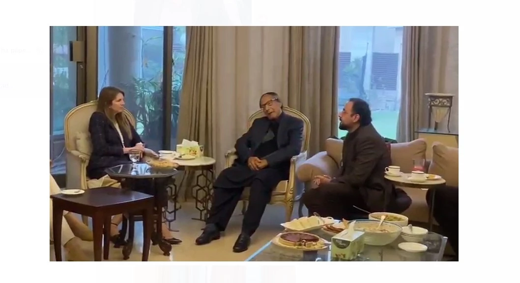 British High Commissioner meets Ch Shjaat Hussain