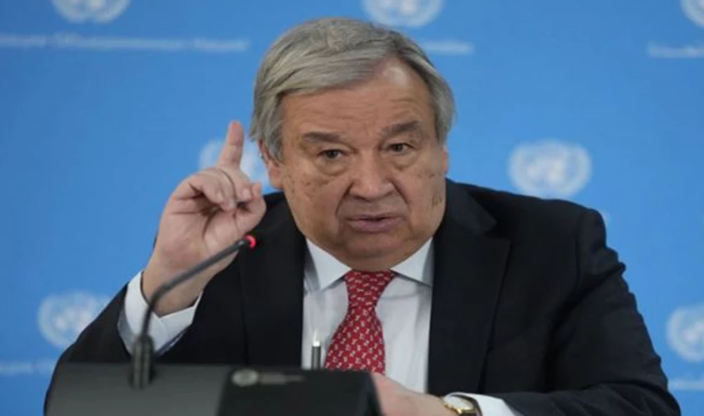 UN chief concerned at Iran strike