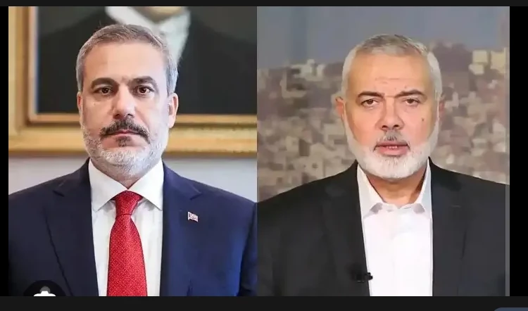 Hamas chief holds talks with Turkish FM