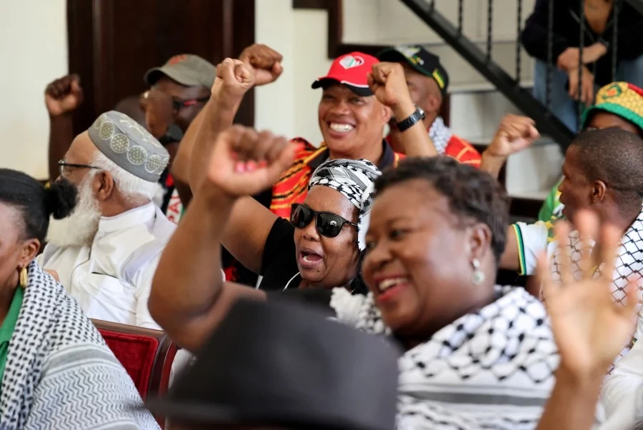 South Africa's ANC ruling council cheers UN court Gaza ruling
