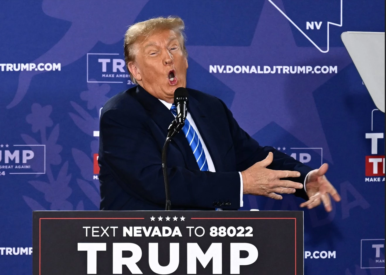 Trump stokes opposition to Biden border plan