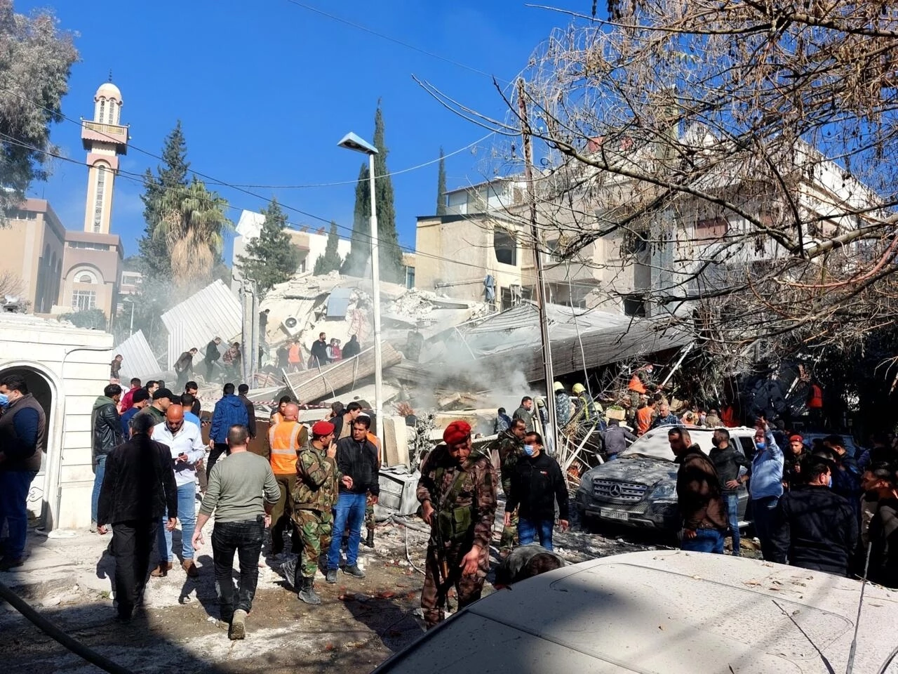 Pro-Iran fighters among 7 dead in Israeli strikes near Damascus: monitor