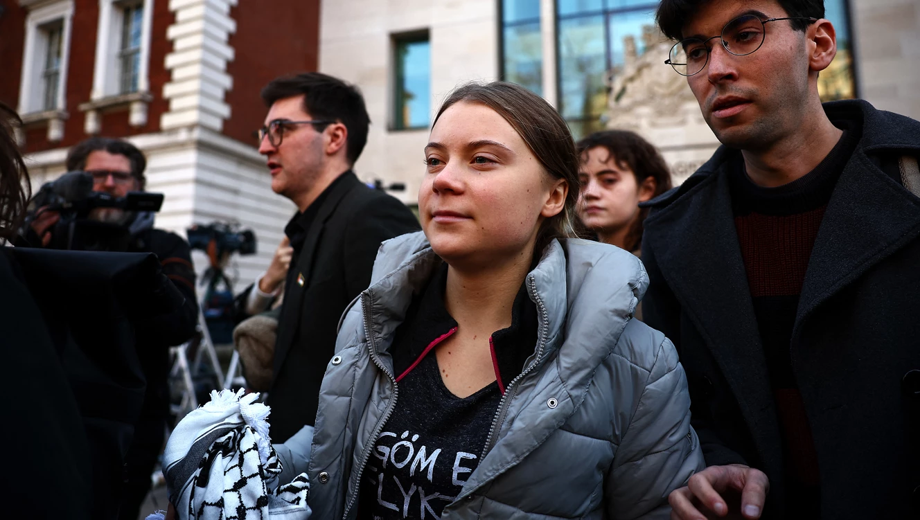 Climate activist ‘defied’ police at protest  