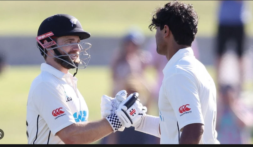 Williamson, Ravindra centuries punish depleted South Africa
