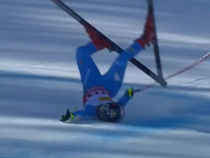 Downhill World Cup leader Goggia breaks leg in training