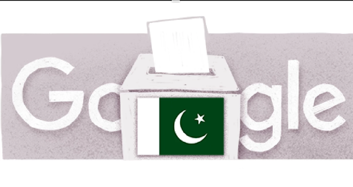 Google’s doodle marks Pakistan’s polls