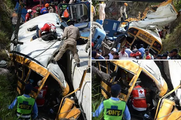 Seventeen dead in Honduran bus crash