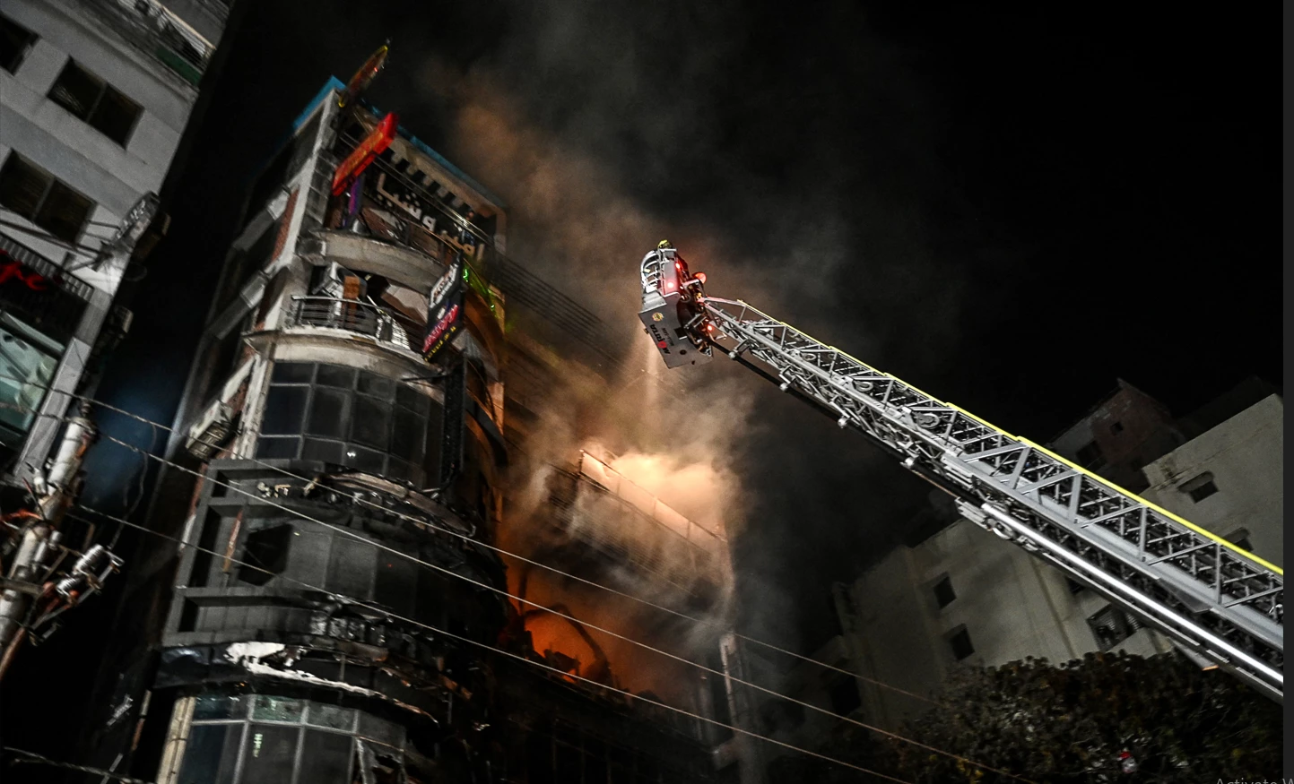 45 dead in Bangladesh restaurant fire