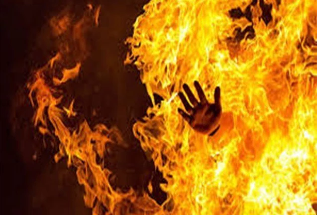 Youth sets 55-year-old father on fire in Sambrial