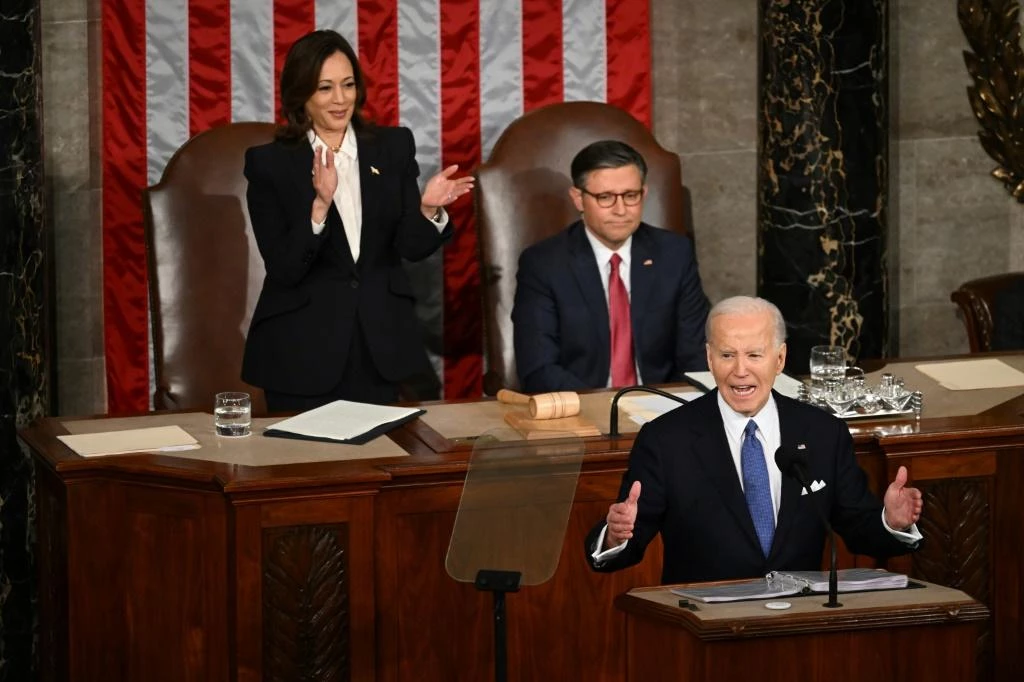 Biden to hit battleground states after feisty address