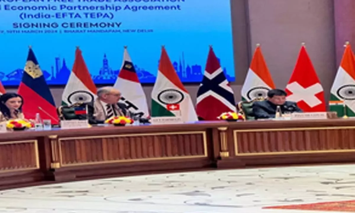 India, European EFTA bloc sign $100 bn free trade deal