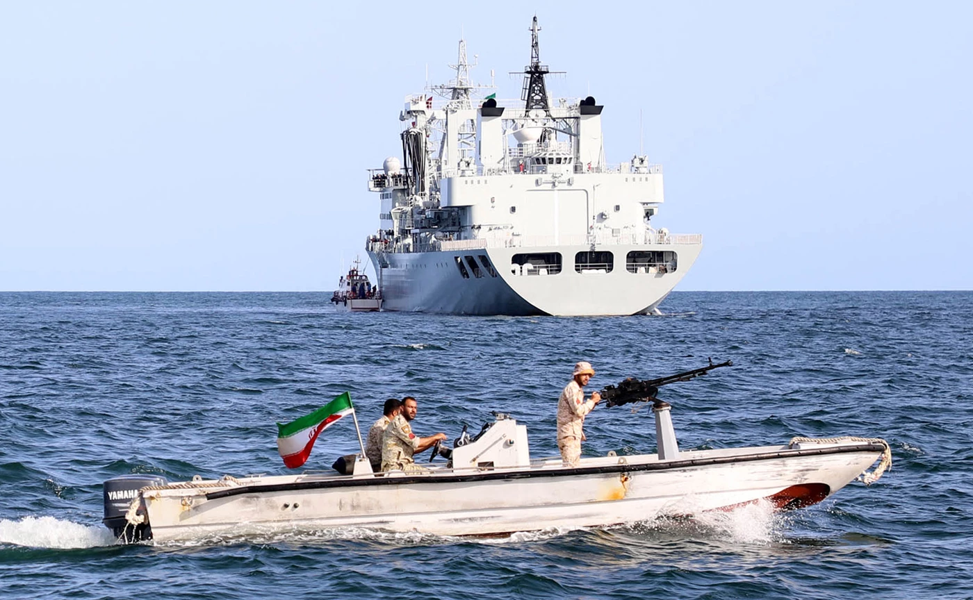 Chinese, Russian warships join naval exercise with Iran