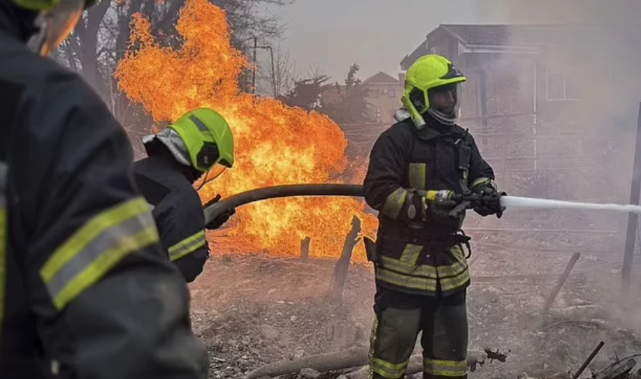 Russian strikes kill 14, including rescuers, in Odesa: Ukraine