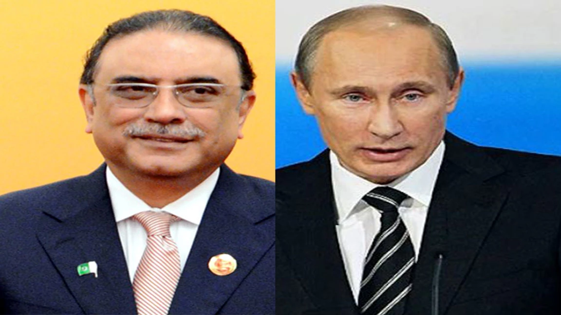 Zardari felicitates Putin on his victory in Presidential elections