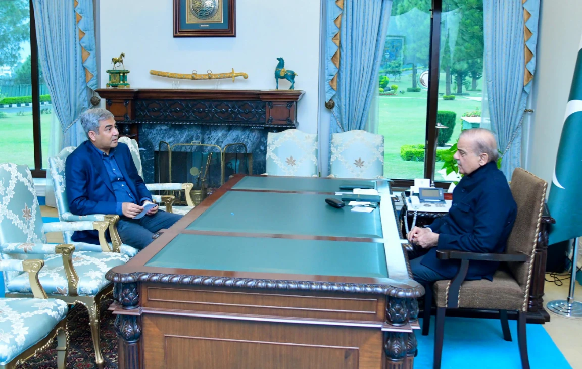 Interior minister Mohsin Naqvi meets PM Shehbaz