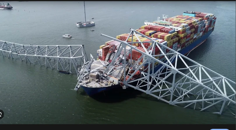 Six presumed dead after ship destroys major US bridge