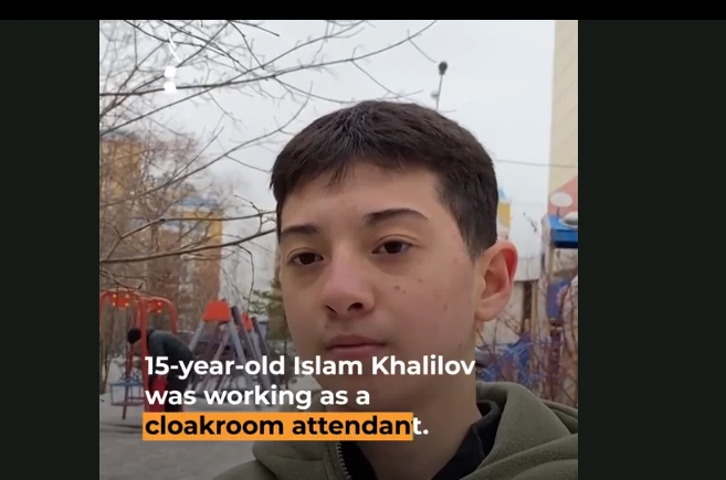 Teen saves over 100 people in deadly Moscow terror attack
