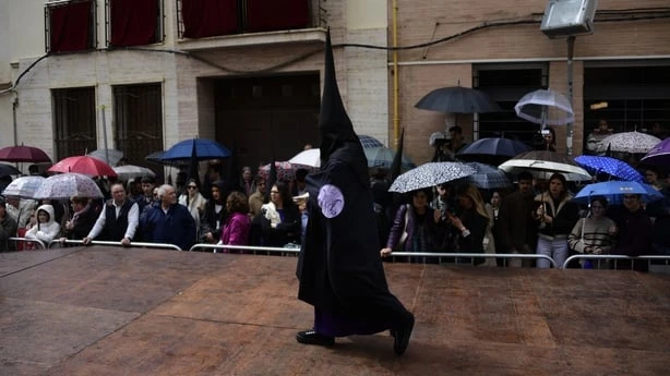 Rain in Spain puts dampener on Good Friday parades