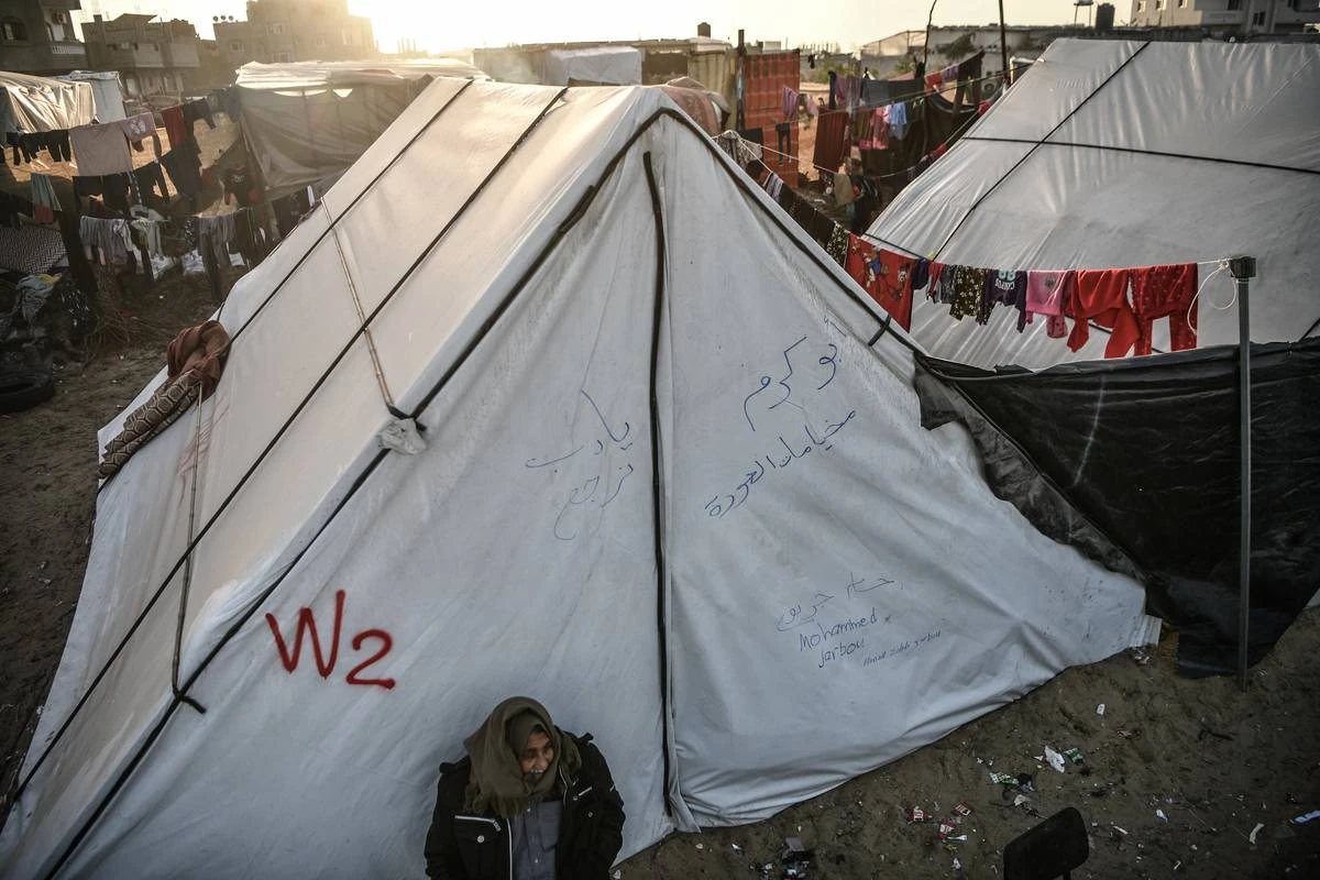 'This won't hurt': Gaza dentist works in tent as war rages