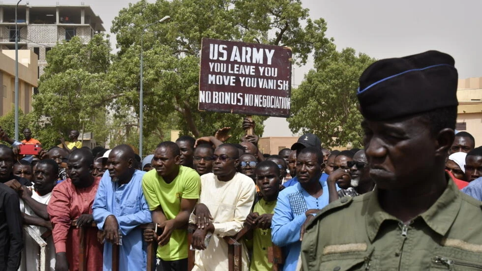 Thousands protest in Niger for US troops to leave