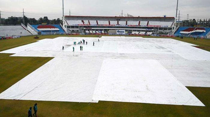 Pakistan's first training session cancelled due to rain